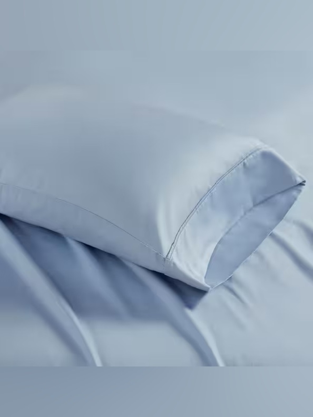 Madison Park Queen Blue 1500 TC Cotton Blend Sheet Set